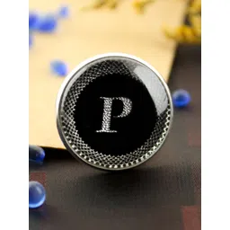 Kavove Men Alphabet P Lapel Pin Brooch-picture-16