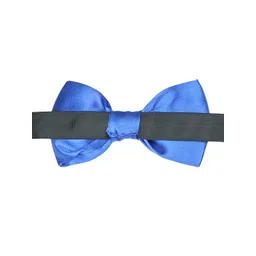 Kavove Unisex Blue Solid  Bow Tie image 4