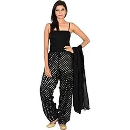 kavya Women's Golden Buti Patiala with Dupatta (Free Size)-picture-14