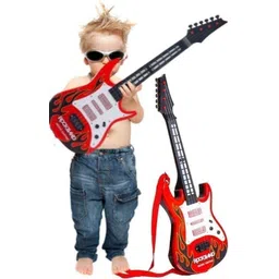 kawasony Best Quality Guitar Battery Operated Music and Lights Guitar for Kids image 2