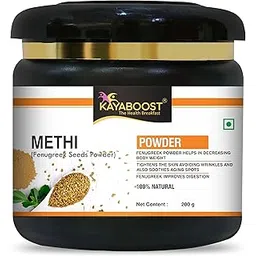 KAYABOOST Fenugreek (Methi) Powder-100% Pure Natural Herbal for Hair Growth (200 g)-picture-41