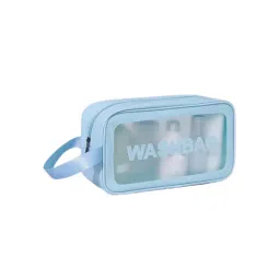 Kayanara Transparent Travel Medium Makeup Bag - Blue Wash Bag-picture-27