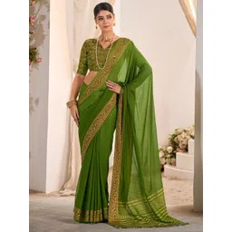 KAYOMMI Woven Design Zari Saree-picture-14