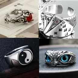 kazare Women Ring | Ring For Girls | Marriage Ring | proposal Ring Brass Rhodium Plated Ring Set-picture-10