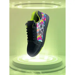 KazarMax Men Graffiti Printed Arch Support PU Sneakers-picture-39