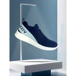 KazarMax Men TechKnit Colourblocked Slip On Sneakers-picture-20