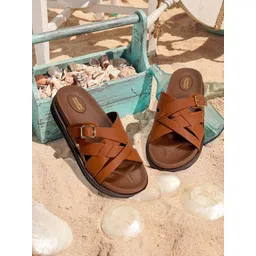 KazarMax Premium Women Open Toe Flats with Buckles-picture-33