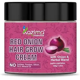KAZIMA Red Onion Hair Growth Cream with Onion Oil & Herbal Blend, 100g-picture-48