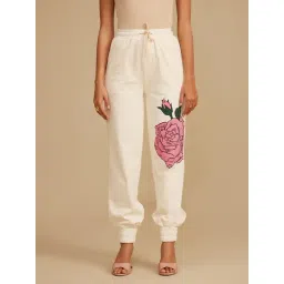 Kazo Beige Printed Jogger-picture-10