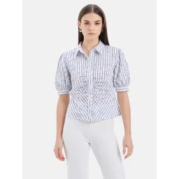 Kazo Blue Striped Shirt-picture-32