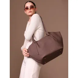 Kazo Brown Julien Large Leather Tote-picture-10
