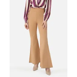 Kazo Flared Jegging With Metal Button Detail-picture-13