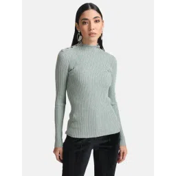 Kazo Green Regular Fit Sweater-picture-21