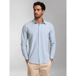 Kazo Light Blue Slim Fit  Shirt-picture-15