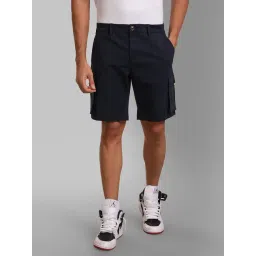 Kazo Navy Regular Fit Shorts-picture-33