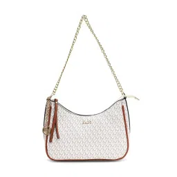 Kazo Off White Medium Printed Hobo Bag-picture-35