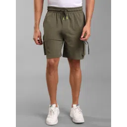 Kazo Olive Regular Fit Shorts-picture-25