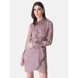 Kazo Printed Shirt Dress-picture-46