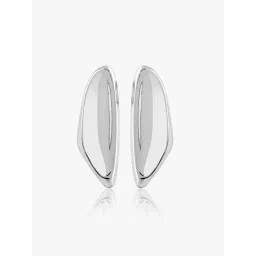Kazo Silver Aureon Abstract Metallic Earrings-picture-11