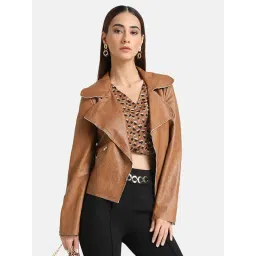 Kazo Tan Self Design Jacket-picture-23