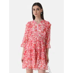 Kazo Tiered Printed Mini Dress-picture-39