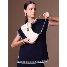 Kazo White Kelya Animal Effect Small Leather Shoulder Bag-picture-27