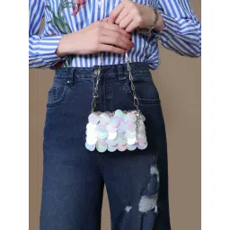 Kazo White Nicole Extra Small Shoulder Bag-picture-44