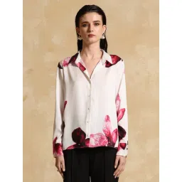 KAZO White Printed Formal Shirt-picture-35