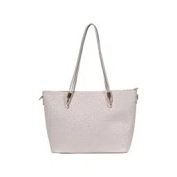 Kazo White Textured Handbag-picture-15