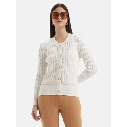 Kazo White Wool Cardigan image 1
