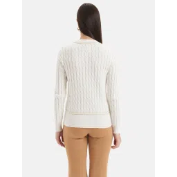 Kazo White Wool Cardigan image 2