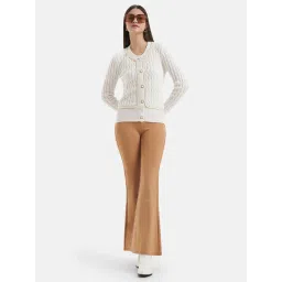 Kazo White Wool Cardigan image 4