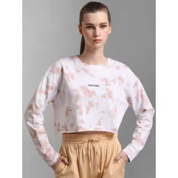 Kazo Women Beige Printed Sweatshirt-picture-12