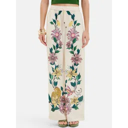 Kazo Women Floral Printed High-Rise Trousers-picture-22