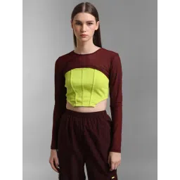 KZ07 by Kazo Maroon Mesh Arm Warmer-picture-17