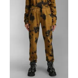 KZ07 by Kazo Mustard Printed Regular Fit High Rise Joggers-picture-35