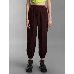 KZ07 by Kazo Wine Regular Fit High Rise Joggers-picture-33