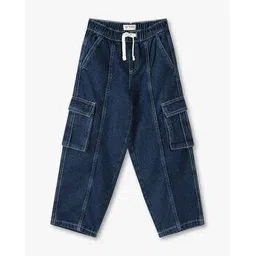 kb team spirit Boys Baggy Fit Cotton Cargo Jeans-picture-10