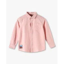 kb team spirit Boys Relaxed Fit Oxford Shirt with Patch Pocket-picture-50