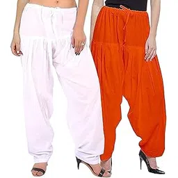 kbnbj Stitched Cotton Semi-Patiala Salwar for Women – Free Size (Fits Up to XXL) | Comfortable & Stylish Festive Ready-picture-18