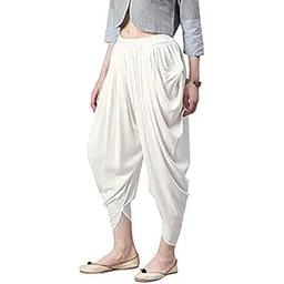 kbnbj Women's Rayon Stylish Loose Fit Dhoti Pant-picture-18