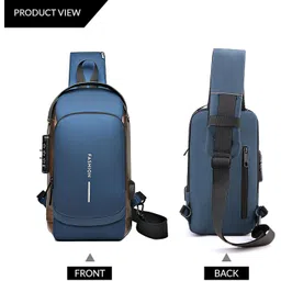 k.b.sales Blue, Brown Men & Women Shoulder Bag Sling Bag Business Men Bag Chest Crossbody bags with USB Charging Port-picture-28