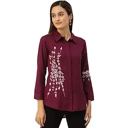 kbz Women's Rayon Embroidered Top for Girls | Comfortable Stylish Western Top-picture-16