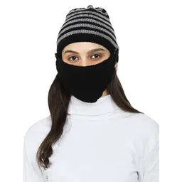 kcsocks Women Printed Woollen Beanie-picture-19