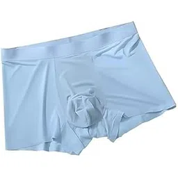 kdg treads Men’s Underwear Ultra-Thin Ice Silk Seamless Boxer Mid-Waist Antibacterial Breathable Solid Color Boxer Briefs Multicolor Free Size 1 pcs-picture-49