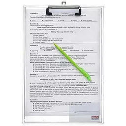 kebica Transparent Plastic Clipboard Exam Pad 9 x 13 Inch (Suitable for A4 Size Paper)-picture-25