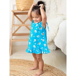 Keebee Animal Print Organic Cotton Dress-picture-55