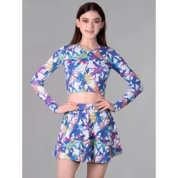 Keepfit Printed Padded Round Neck Swim Set-picture-18