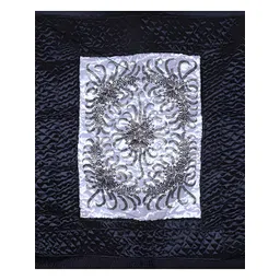 KEERRAZ Grey & White Floral 210 TC Queen Bedsheet with 2 Pillow Covers image 5