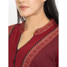 KEIKO Ethnic Motifs Printed Mandarin Collared Kurta image 2